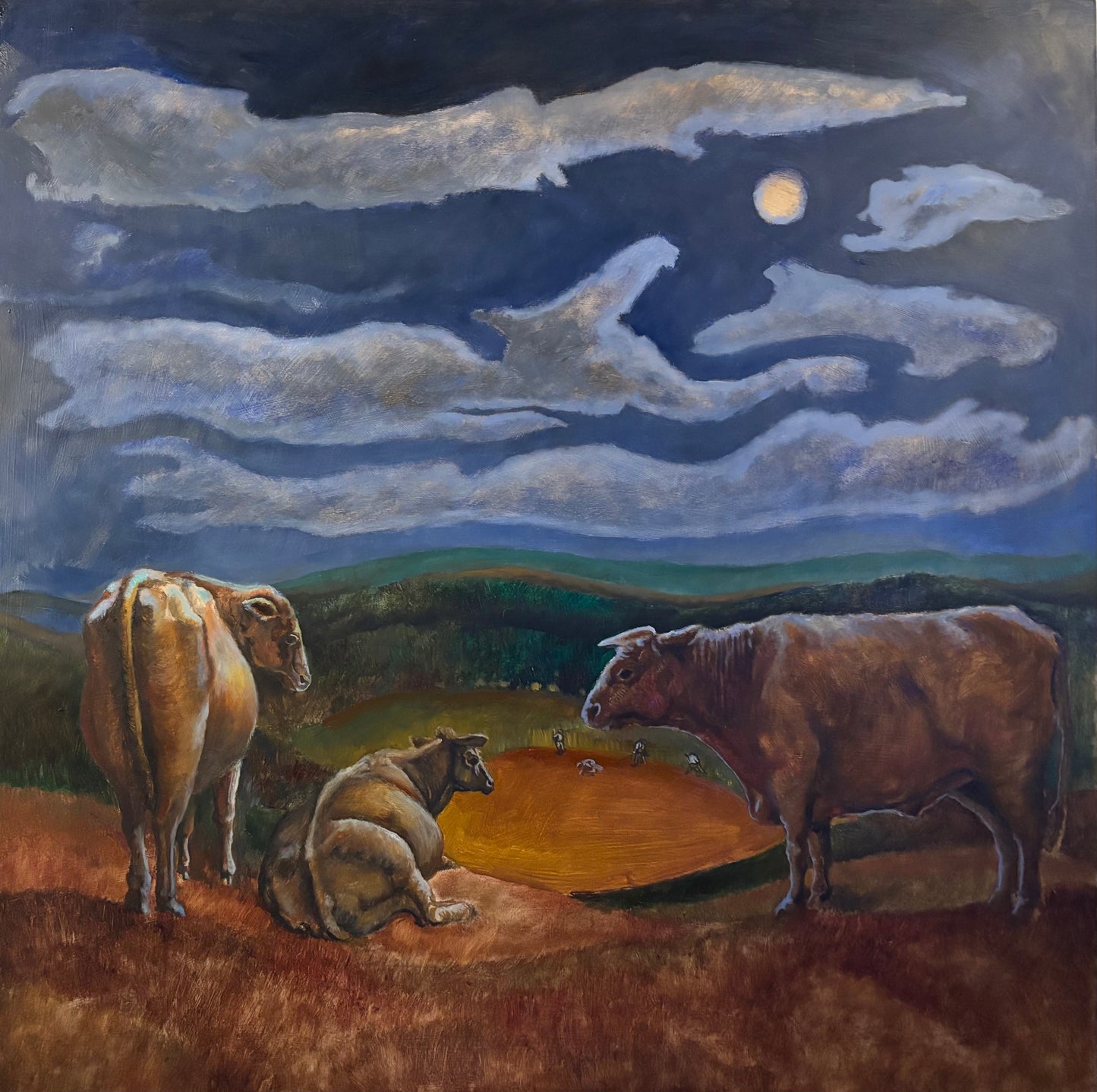 Greetings Cards: Harvest Moon