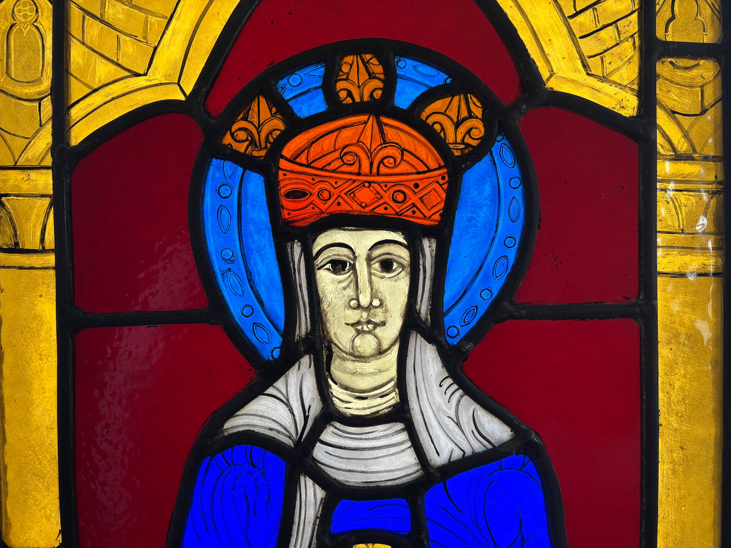 Our Lady of the Beautiful Window Greeting Cards